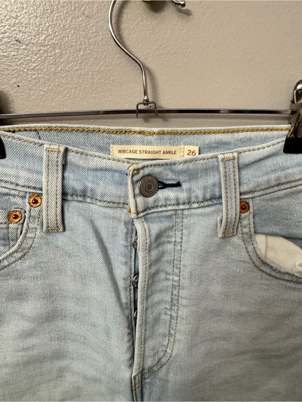 Levi's Ribcage Straight Ankle Leg Jeans for Women - Picture 5 of 7